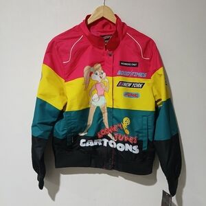 Members Only × Looney Tunes Lola Bunny & Bugs Bunny Windbreaker Juniors Size: L